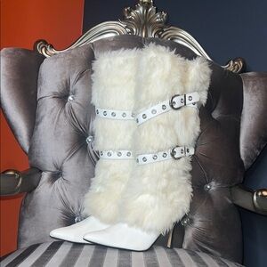 👑 ICONIC COLIN STUART DESIGNER LACE-UP STILETTOS 👑